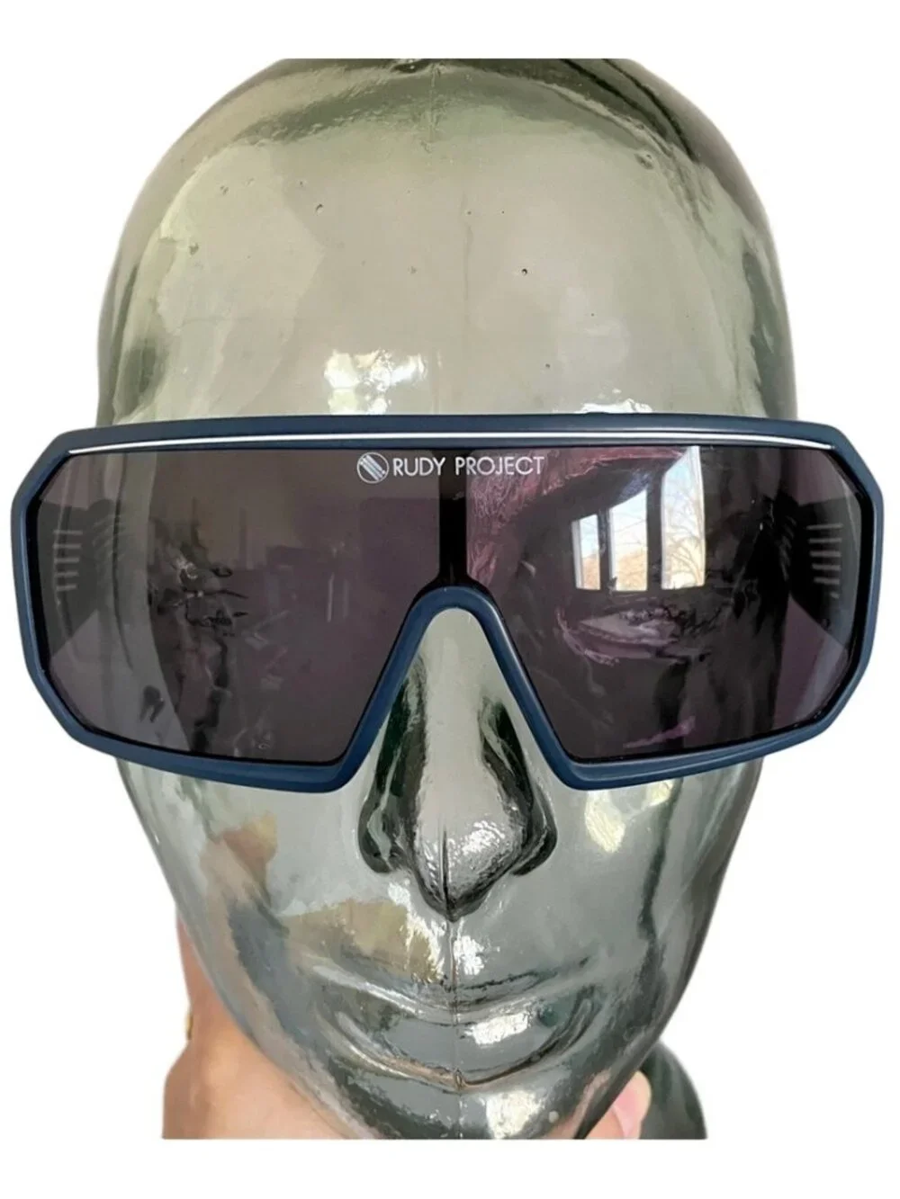 Rudy Project Blue Cycling Sports Shield Visor Sunglasses - made in Italy 🇮🇹